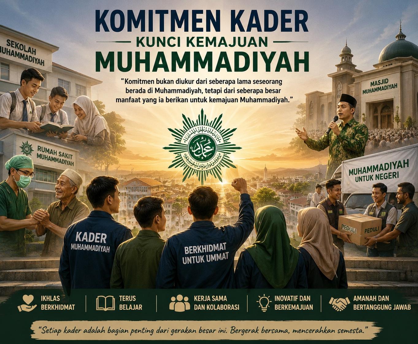 Komitmen Kader: Kunci Kemajuan Muhammadiyah