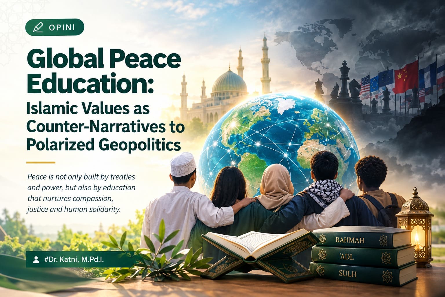 Global Peace Education: Islamic Values as Counter-Narratives to Polarized Geopolitics